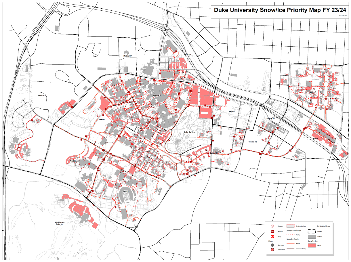 Duke Snow/Ice Priority Map